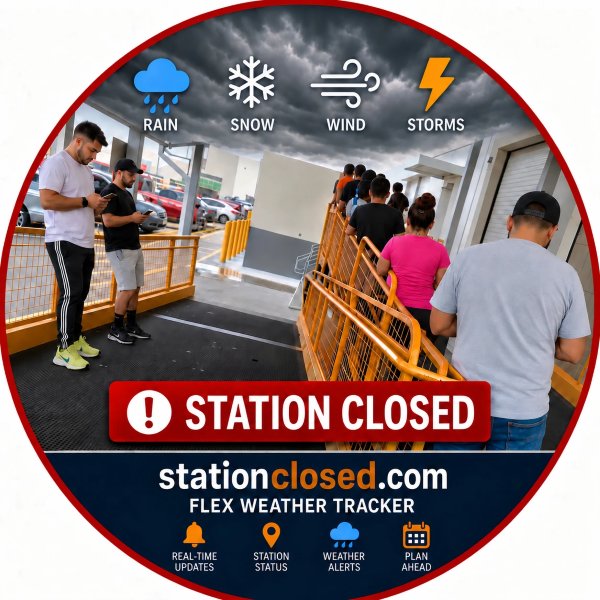 Hello! I created a website that allows users to know if their Amazon Flex Station is closed